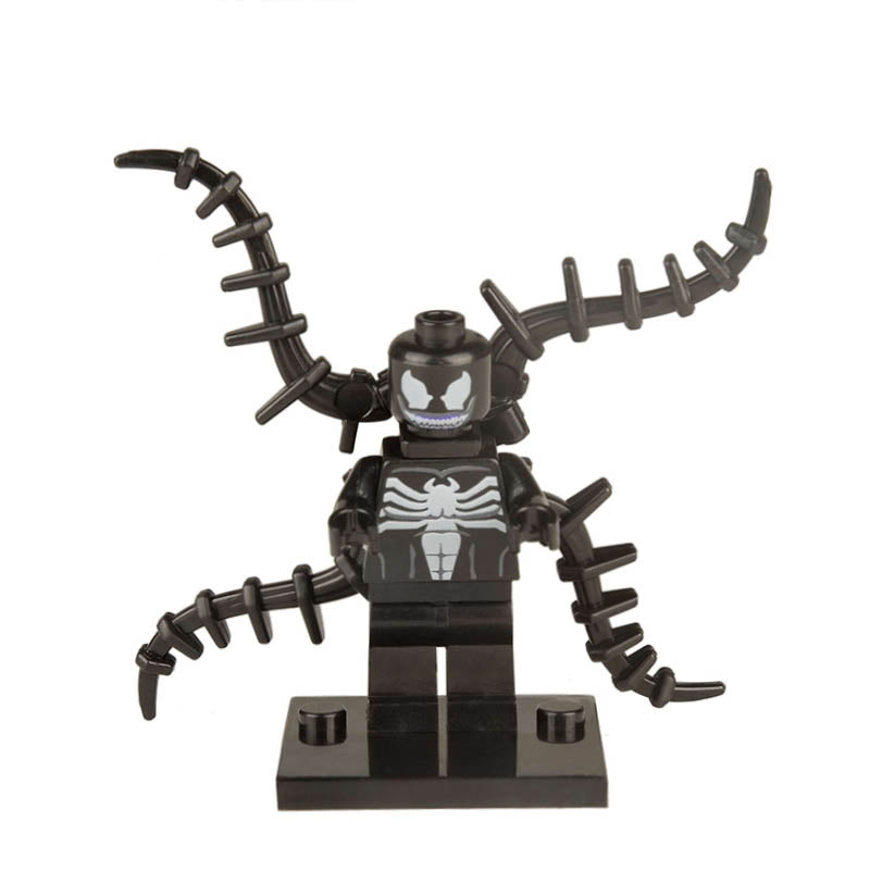Venom (Secret Wars) Marvel Comics Superheroes Custom Brick Based Minifigure Toy