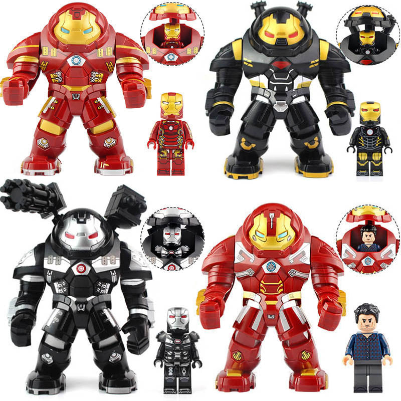 Iron Man Mk 44 Hulkbuster (BigFig) MCU Super Heroes Custom Brick Compatible Minifigure Toy