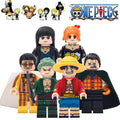 Borsalino Nami Nico Robin Crocodile Roronoa Zoro Monkey D. Luffy Anime One Piece Custom Brick Compatible Minifigure Toy