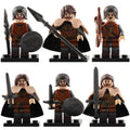 Game of Thrones House Stark Banner Warriors of the North Custom Brick Compatible Minifigure Toy