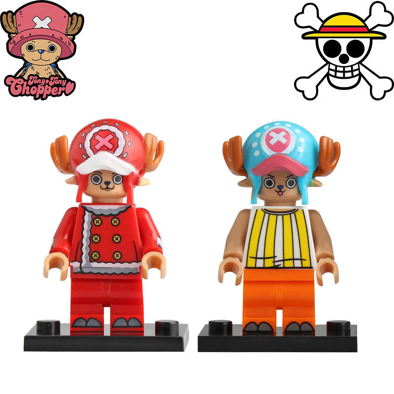Japanese Anime One Piece Tony Tony Chopper Custom Brick Compatible Minifigure Toy